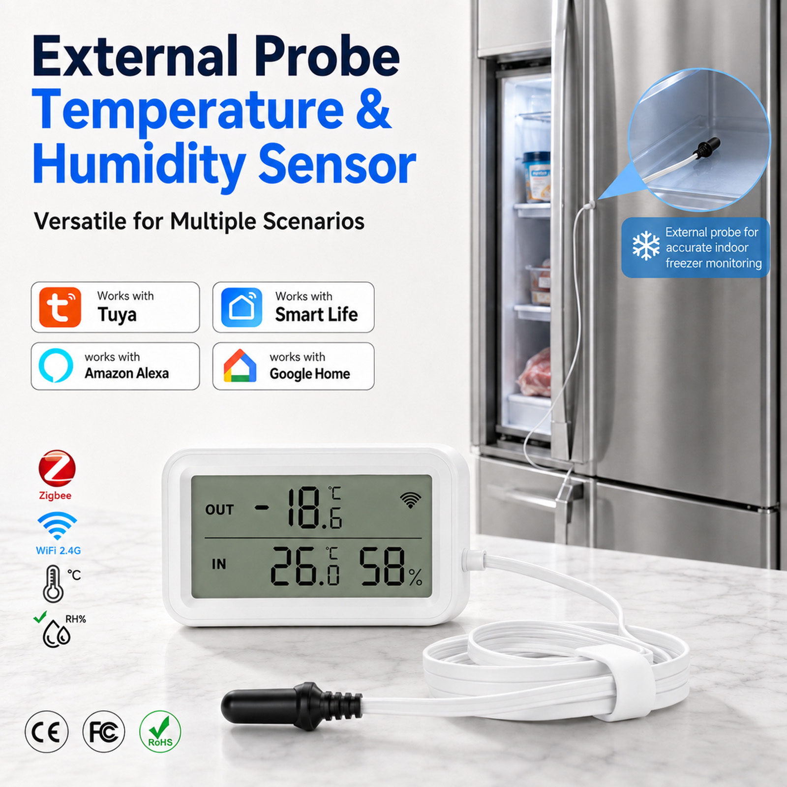 Sonda esterna impermeabile per - Digital Hygrometer Probe recensione e prezzo