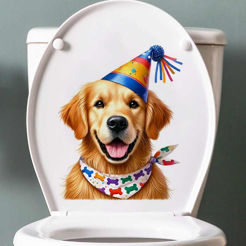 Buon compleanno Golden Retriev - Pvc Panel Background recensione e prezzo