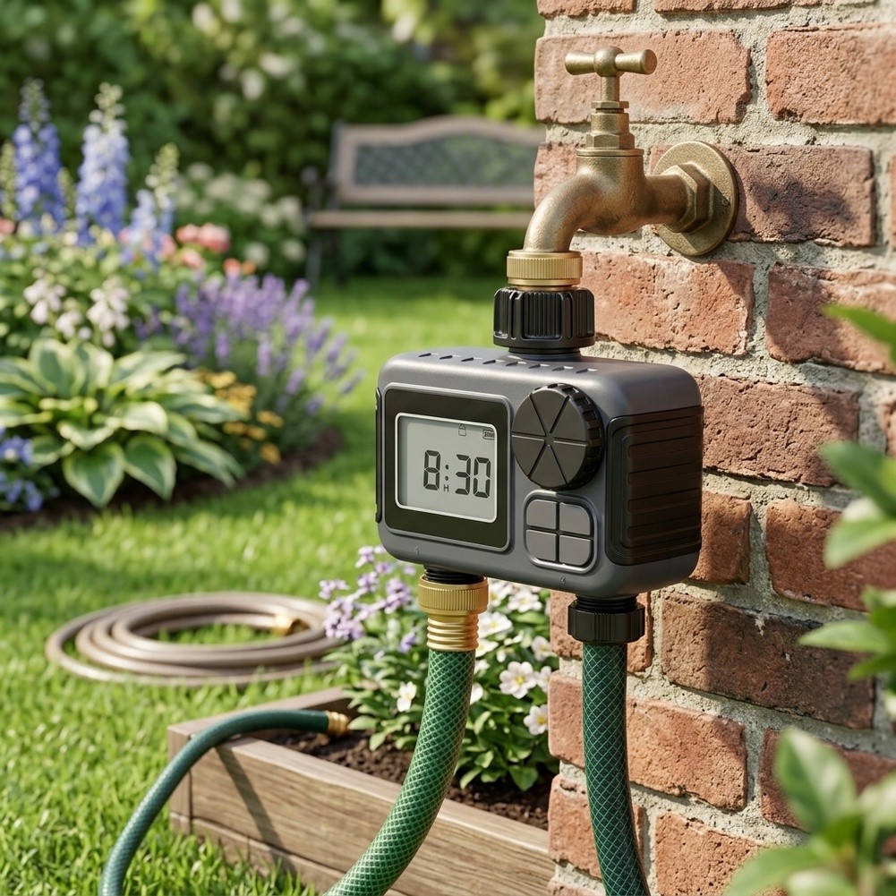 Timer per irrigazione da giard - Timer Dual Outlet recensione e prezzo